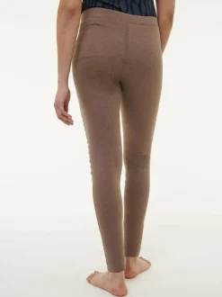 Legging aus Bio Baumwolle, 62 walnuss melange, 38, GOTS