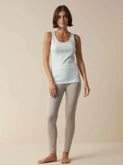 Legging aus Bio Baumwolle, 15 stein melange, 38, GOTS