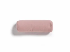 Nackenrollen-Überzug, 35 x 12 cm, malve, 100 % Baumwolle, GOTS, NATURTEXTIL BEST