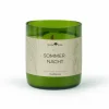 Natürliche Rapswachskerze SOMMERNACHT im rezyklierten Glas, Holzdocht, 325 ml, H 9,5 cm, ø 8,5 cm