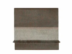 OUTLET - Wohndecke Laurin, hasel/natur melange, 130 x 200 cm, 100 % Alpakawolle