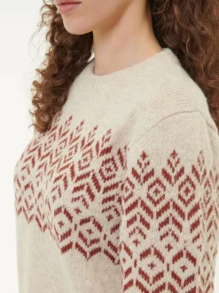 Pullover aus Alpakawolle, 14 natur melange, L