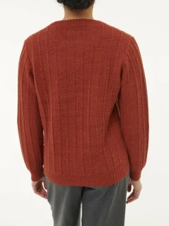 Pullover aus Alpakawolle, 76 mahagoni, S