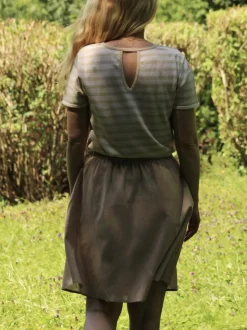 Pullover aus Bio Baumwolle, 55 navy/offwhite ringel, S, GOTS