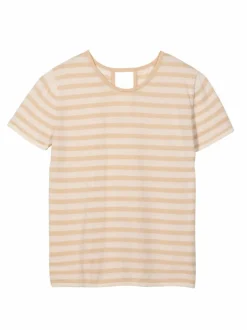 Pullover aus Bio Baumwolle, 57 offwhite/dijon ringel, S, GOTS