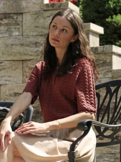 Pullover aus Bio-Baumwolle, 95 kakao, L, GOTS