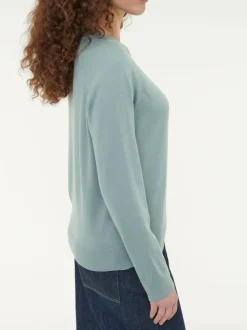 Pullover aus Bio-Baumwolle, 29 seegrün, S, GOTS