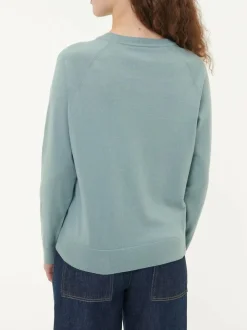 Pullover aus Bio-Baumwolle, 29 seegrün, S, GOTS