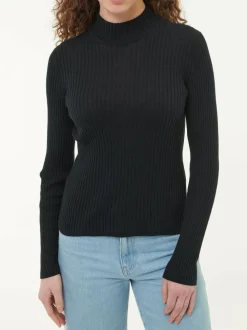 Pullover aus Bio-Baumwolle und Alpaka, 01 schwarz, S, GOTS