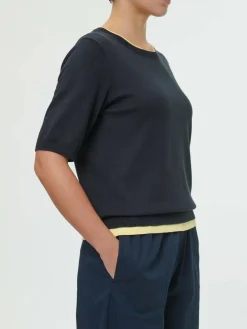 Pullover aus Bio-Baumwolle, 38 navy, S, GOTS