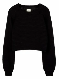 Pullover aus Bio-Baumwolle, 01 schwarz, S, GOTS