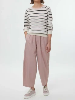 Pullover aus Bio-Baumwolle, 41 rose/multistreif, S, GOTS