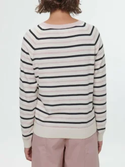 Pullover aus Bio-Baumwolle, 41 rose/multistreif, S, GOTS