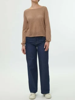 Pullover aus Bio-Baumwolle, 21 nougat, S, GOTS