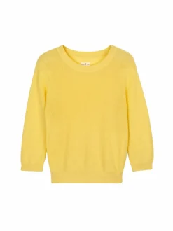 Pullover aus Bio-Baumwolle, 53 zitronensorbet, S, GOTS