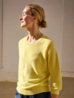 Pullover aus Bio-Baumwolle, 53 zitronensorbet, S, GOTS