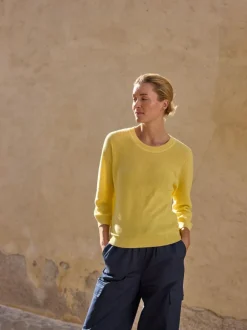 Pullover aus Bio-Baumwolle, 53 zitronensorbet, S, GOTS