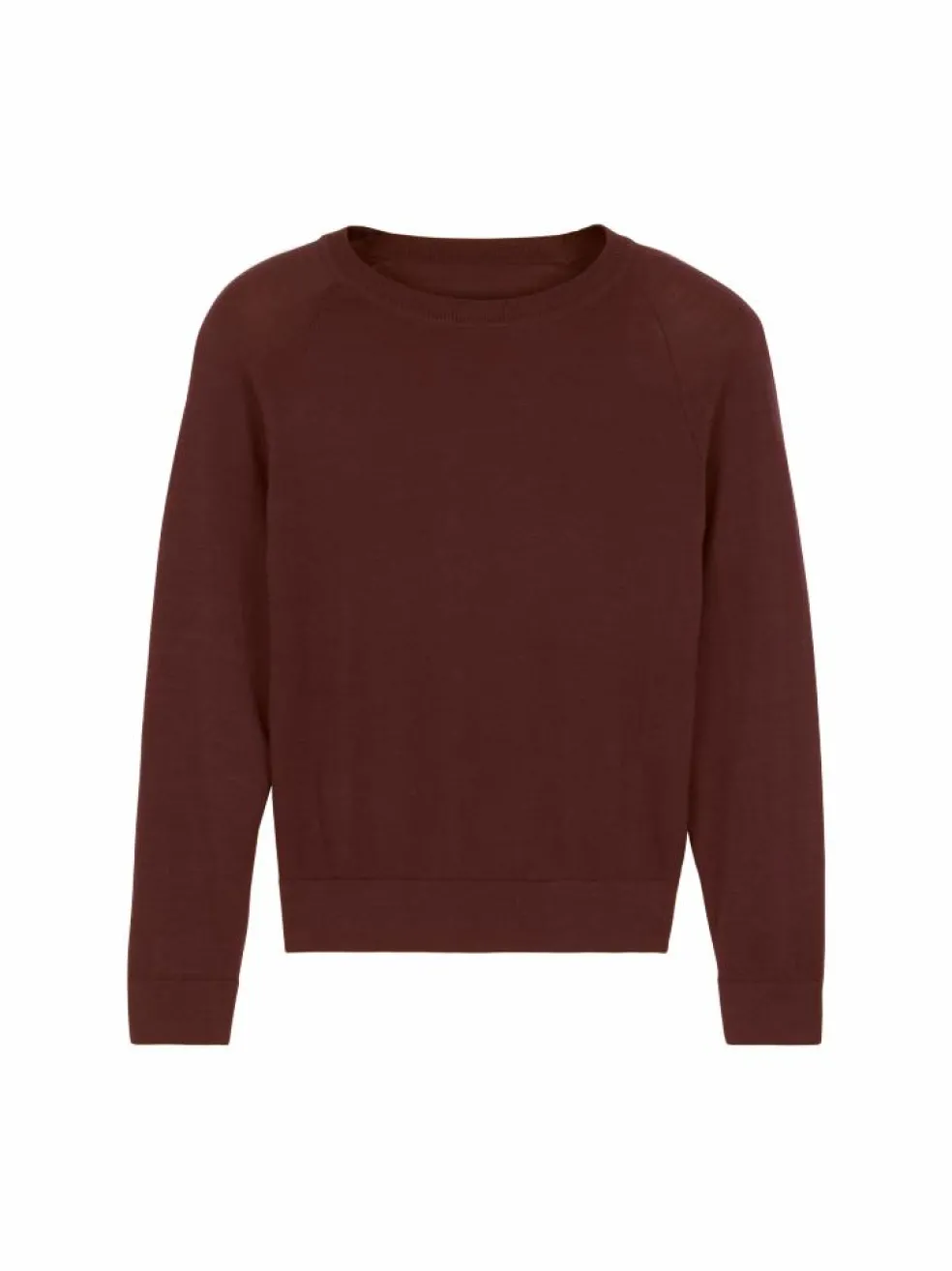 Pullover aus Bio-Baumwolle, 76 mahagoni, S, GOTS