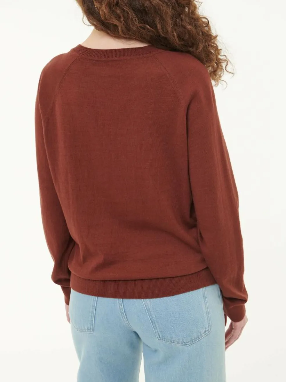 Pullover aus Bio-Baumwolle, 76 mahagoni, S, GOTS