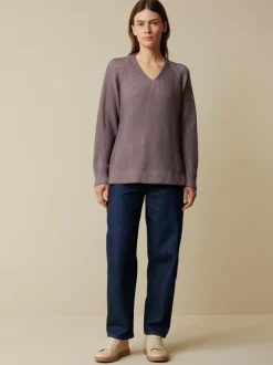 Pullover aus Bio-Baumwolle, 86 taube melange, M, GOTS