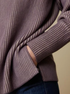 Pullover aus Bio-Baumwolle, 86 taube melange, M, GOTS