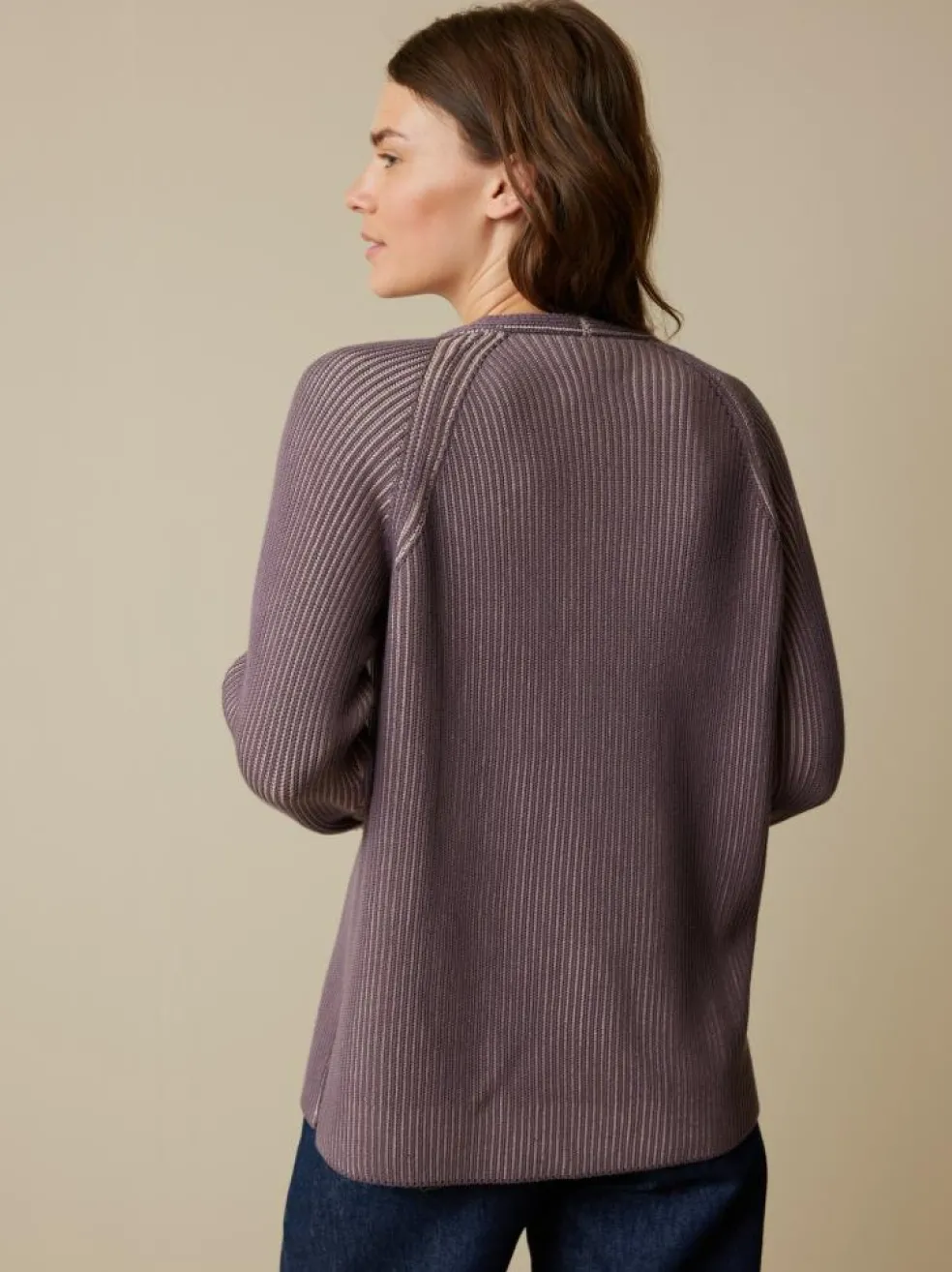 Pullover aus Bio-Baumwolle, 86 taube melange, M, GOTS