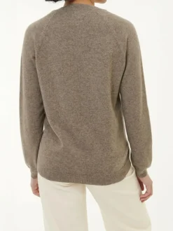 Pullover aus Yak, Kamelhaar und Schurwolle, 79 yak intarsia hasel/kamel, S