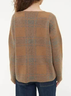 Pullover aus Yak und Kamelhaar, 70 yak jacquard/karo, S