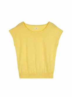 Pullunder aus Bio-Baumwolle, 53 zitronensorbet, S, GOTS