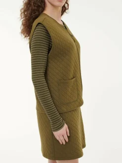 Ärmellose Jacke aus Bio-Baumwolle, 52 cactus, S, GOTS