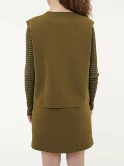 Ärmellose Jacke aus Bio-Baumwolle, 52 cactus, S, GOTS