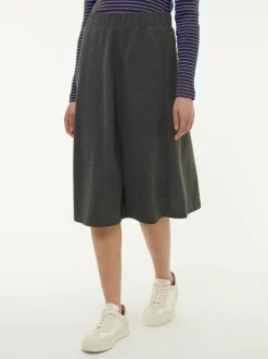 Rock aus Bio-Baumwolle, 02 anthrazit melange, 38, GOTS