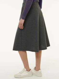 Rock aus Bio-Baumwolle, 02 anthrazit melange, 38, GOTS