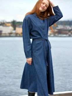 Rock aus Bio-Baumwolle, 36 dark denim, 38, GOTS