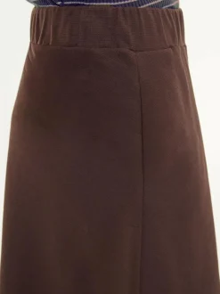 Rock aus Bio-Baumwolle, 95 kakao, 38, GOTS