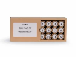 Räucherbox Rauhnächte, 12 Räuchermischungen