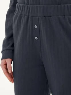 Schlafhose aus Bio-Baumwolle, 38 navy, S, GOTS