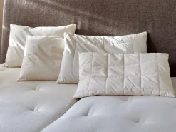 Schlafkissen mit feiner Schafschurwolle, 40 x 60 cm, GOTS, NATURTEXTIL BEST