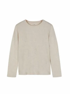 Schlafshirt aus Bio-Baumwolle, 14 natur melange, S, GOTS