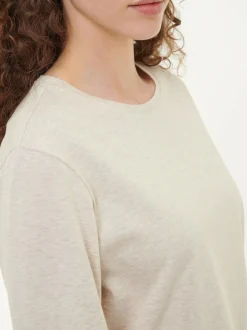 Schlafshirt aus Bio-Baumwolle, 14 natur melange, S, GOTS