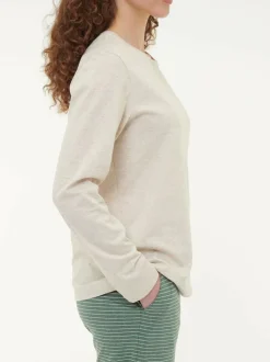 Schlafshirt aus Bio-Baumwolle, 14 natur melange, S, GOTS