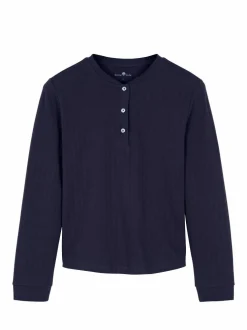 Schlafshirt aus Bio-Baumwolle, 38 navy, S, GOTS