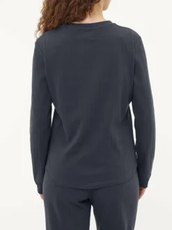 Schlafshirt aus Bio-Baumwolle, 38 navy, S, GOTS