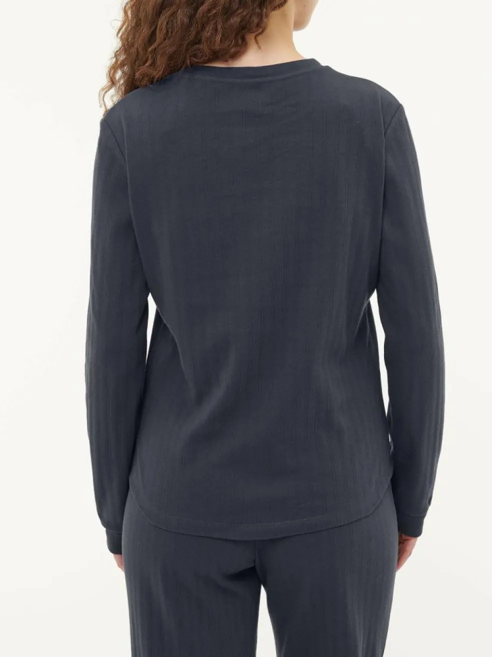 Schlafshirt aus Bio-Baumwolle, 38 navy, S, GOTS