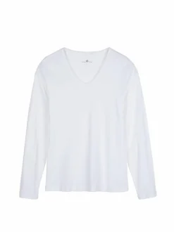 Schlafshirt aus Bio-Baumwolle, 11 weiß, S, GOTS