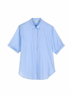 Schlafshirt aus Bio-Baumwolle, 93 himmelblau, S, GOTS