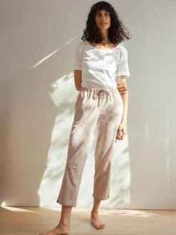 Schlafshirt Kurzarm aus Bio-Baumwolle, 11 weiß, S, GOTS