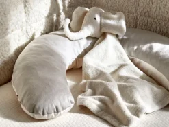 Schmusetuch Elefant Emma, ca. 38 cm, 100 % Baumwolle, GOTS, VEGAN