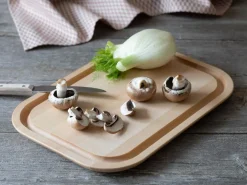 Schneidebrett aus Buchenholz, 35 x 25 x 1,9 cm, geölt