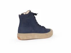 Schnürstiefelette, 100 % Leder, 39 dunkelblau, 37